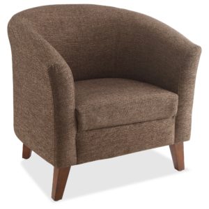 Lorell Armchair with Rounded Back