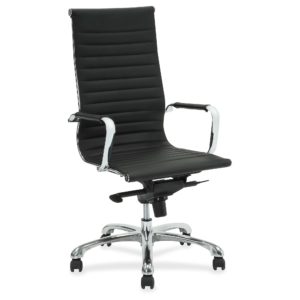 Lorell Modern Chair with Chrome Castor Base
