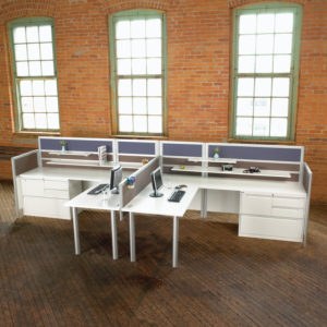 L-Shaped Workstations to Promote Collaboration