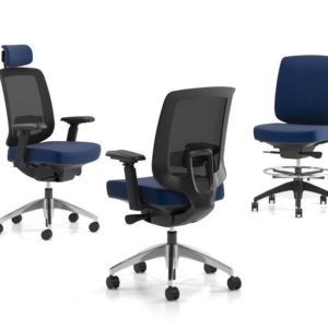 Auxi Task Chair with Adjustable Lumbar Support