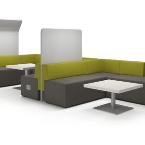 Downtown Meeting Spaces with Phone Charging Modules